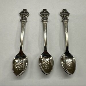 Vintage Rolex Bucherer Lucerne Switzerland Souvenir Spoons Lot of 3 Vintage